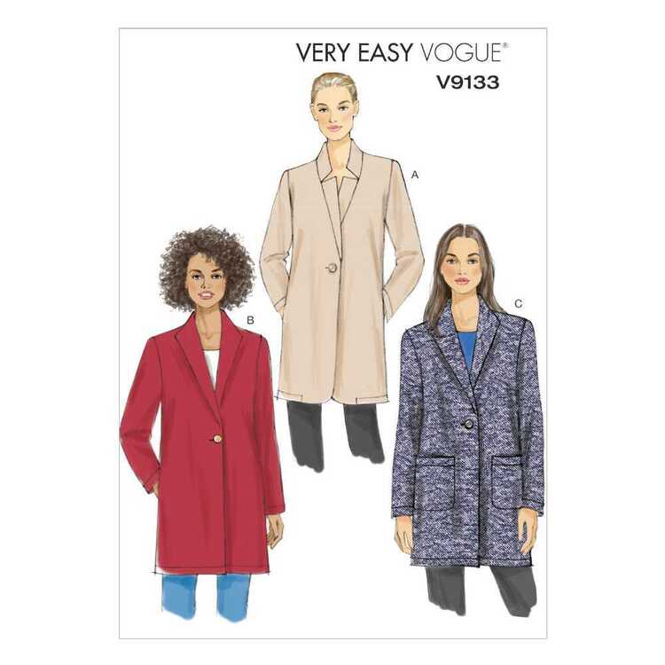 Vogue Pattern V9133 Misses' Jacket