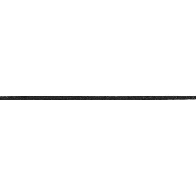 Berisfords Rope Ribbon Black 2 mm