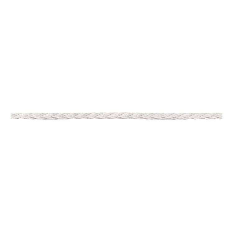 Wide Rope Ribbon Berisfords Rope Ribbon White 2 mm | Spotlight Australia