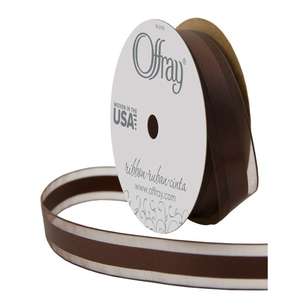 Offray Garbo Ribbon Brown