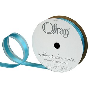 Offray Garbo Ribbon Island Blue