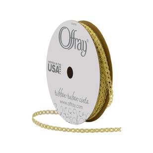 Offray Quasar Ribbon Gold 3 mm x 2.7 m
