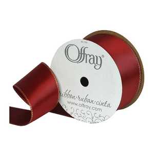 Offray Olivia Ribbon Red 38 mm x 2.7 m
