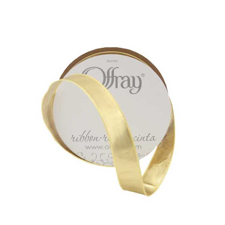 Cryptorf Ribbon Offray Metallic Ribbon Gold | Spotlight Australia