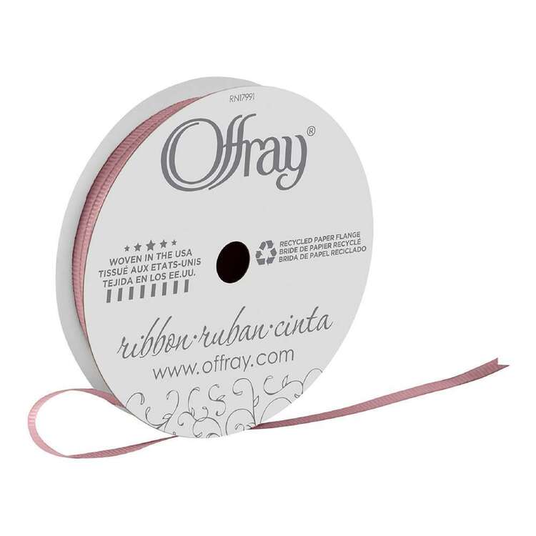 Offray Grosgrain Ribbon Coral Rose | Spotlight Australia