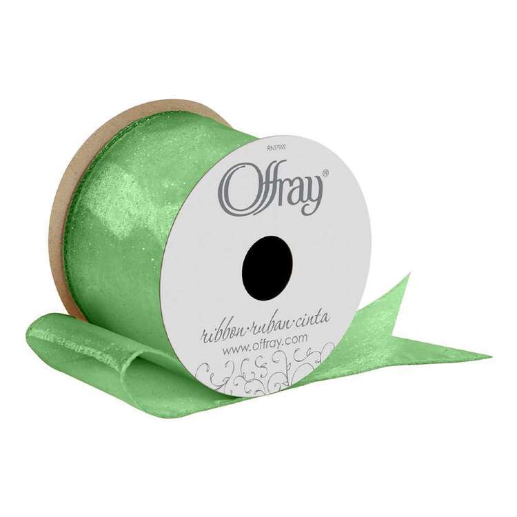 Offray tulle Craft Ribbon, 15,2 cm by 22,9 m bobina White Offray tulle Craft Ribbon, 15,2 cm by 22,9 m bobina White