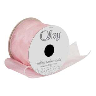 Offray Quest Ribbon Powder Pink 57 mm x 2.7 m