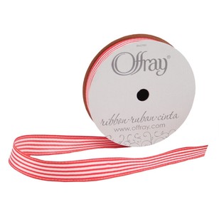 Offray Oxford Ribbon Red 15 mm x 2.7 m