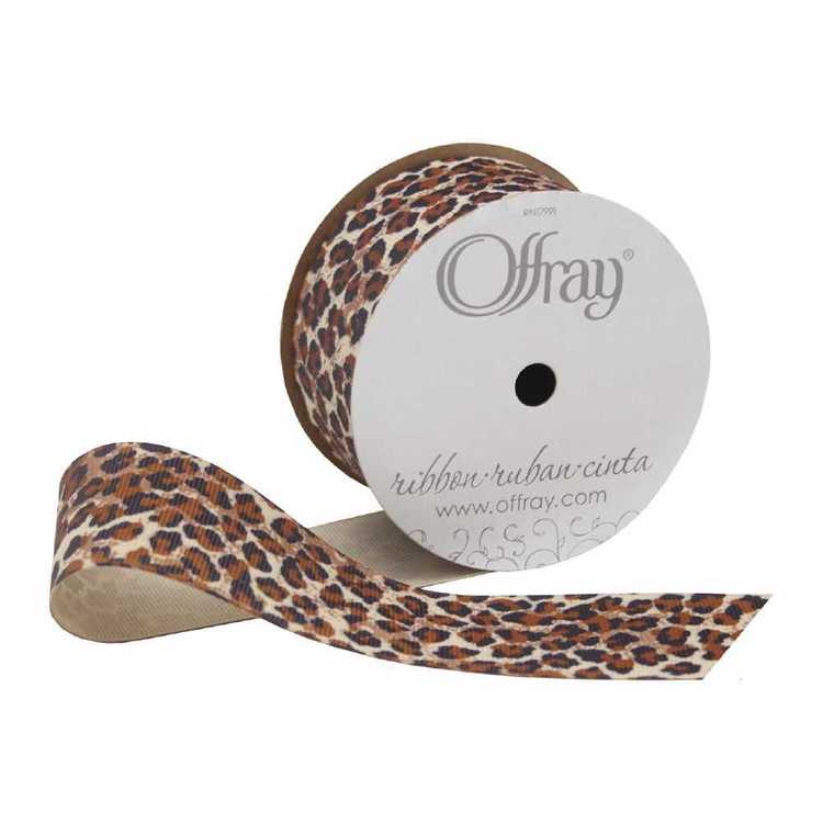 Offray Wildcat Ribbon Natural