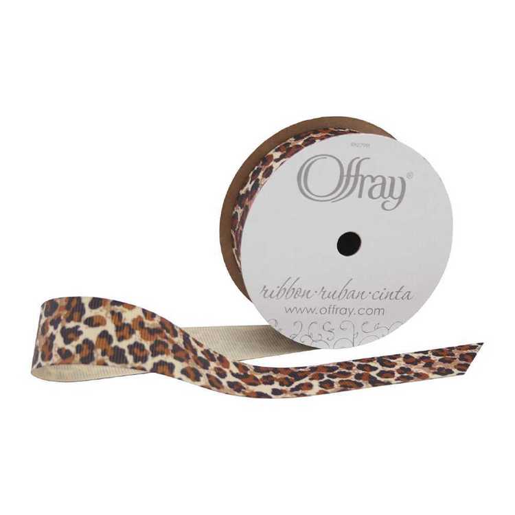 Offray Wildcat Ribbon Natural