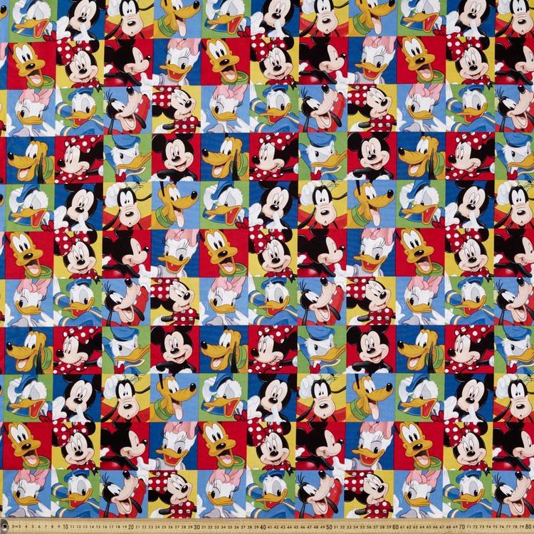 Disney Mickey Mouse All The Gang Fabric