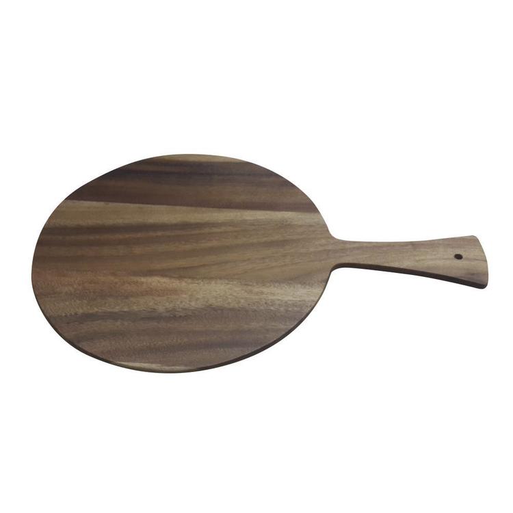 Culinary Co Acacia Wood Round Paddle Board Natural
