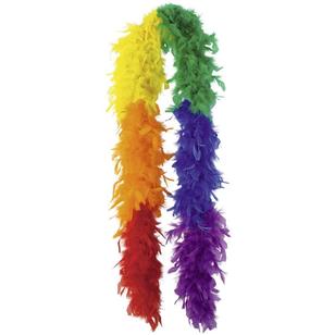 Amscan Mix n Match Feather Boa Multicoloured 183cm