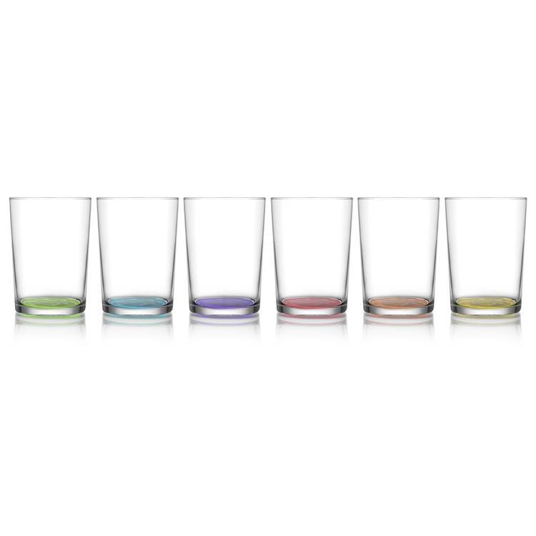 250ml/370ml All-Purpose Square Drinking Glasses,Straight Cup for Water Milk  Juice Mixed Drinks