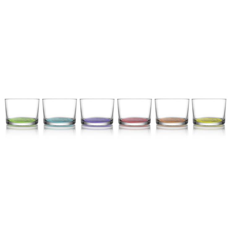 LAV Bodega Double Old Fashioned Glass Set Multicoloured