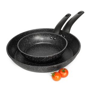 Equip Marble Frypan Twin Pack Grey