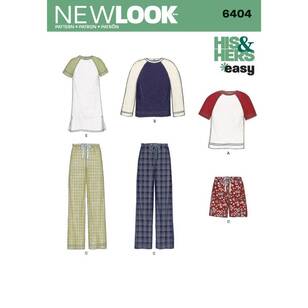New Look Pattern 6404 Misses' & Men's All Size Separates