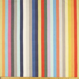 Stripe Cotton Canvas Multicoloured 150 cm