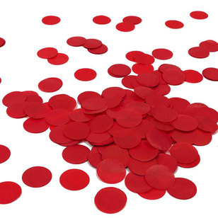 Five Star Paper Circles Confetti Apple Red 15 g