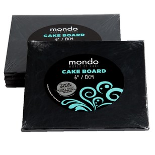 Mondo Square Cake Board Black