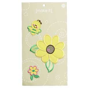Make It Jumbo Flower Motif Yellow 5.6 x 6.2 cm