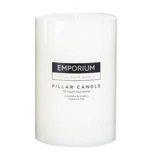 Emporium Wide Pillar Candle White 10 x 15 cm