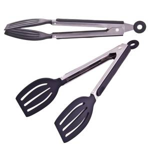 Appetito Stainless Steel Spatula Tongs Silver 23 cm