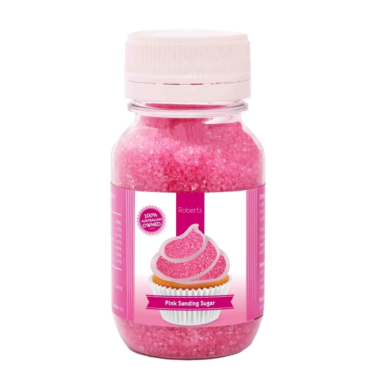 Roberts Sanding Sugar Pink 120 g