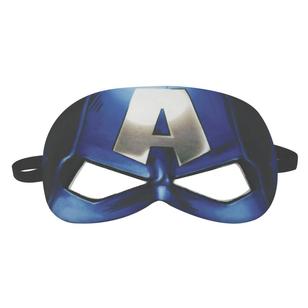 Marvel Captain America Plush Mask Blue 6+ Years