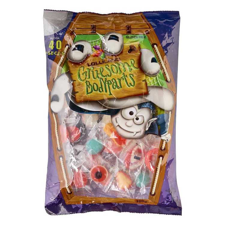 Lolliland Halloween Body Parts Confectionery Multicoloured 300 g