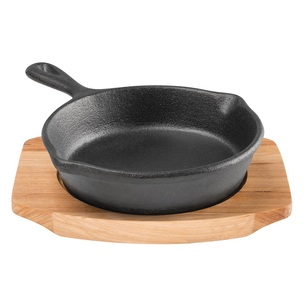 Pyrolux Skillet With Maple Tray Grey 13.5 cm