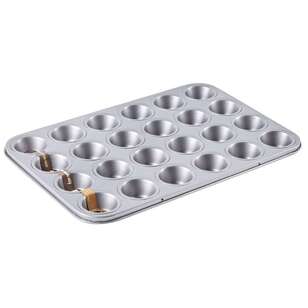 Kate's Kitchen 24 Cup Mini Muffin Pan Grey 24 Cup