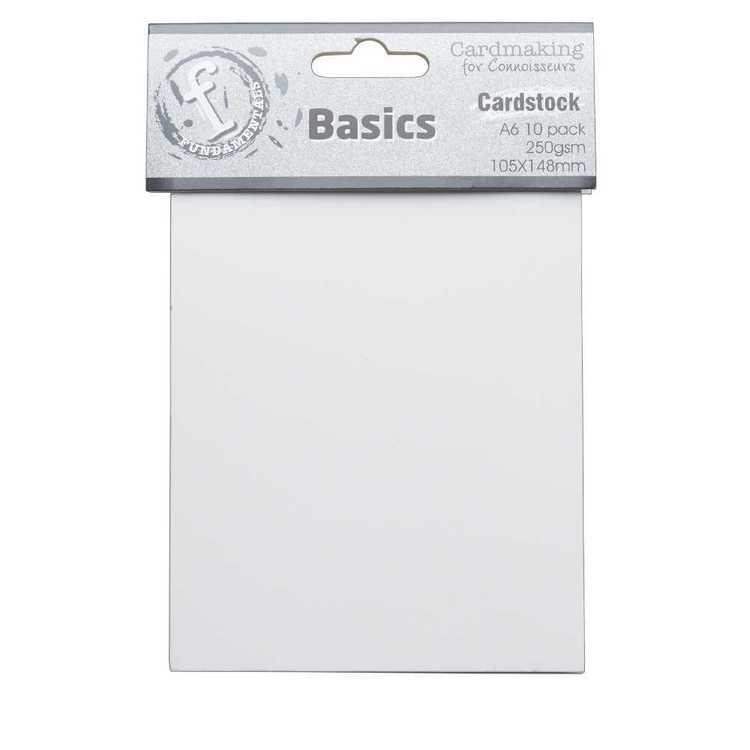 Francheville A6 Cardstock 10 Pack White A6