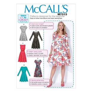McCall's Pattern M7313 Misses' & Women's Flared Dresses