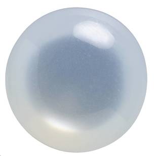 Hemline Round Pearl Shank 22 Button White 14 mm