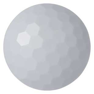 Hemline Diamond Cut Solid Dome Button White