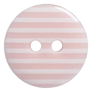 Hemline 2-Tone Strips 2-Hole 24 Button Pink 15 mm