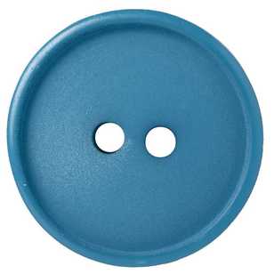 Hemline Stylist Gen 2-Hole Button Mid Blue 20 mm