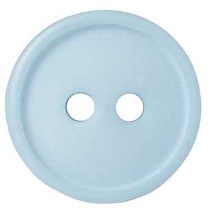 Hemline Nylon Round 24 Button Baby Blue 15 mm