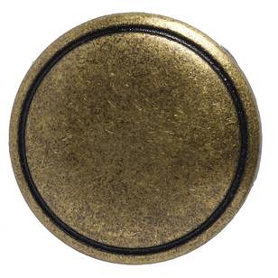 Hemline Metal Round Shank 24 Button Gold
