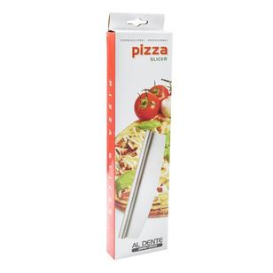 Al Dente Stainless Steel Professional Pizza Slicer Grey