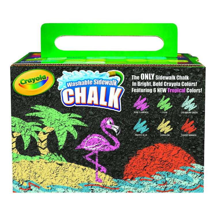 Crayola 48 Pack Sidewalk Chalk Multicoloured