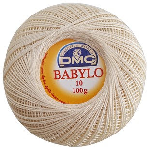 DMC Babylo 100 G Crochet Cotton Thread No. 10 100 g Ecru 100 g