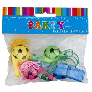 Favour Sports Ball Whistle Pack Multicoloured
