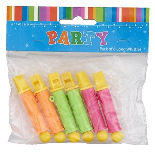 Favour Long Whistles Multicoloured