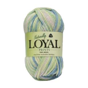 Naturally Loyal Print 8 Ply Pure Wool Yarn 995 Spring 50 g