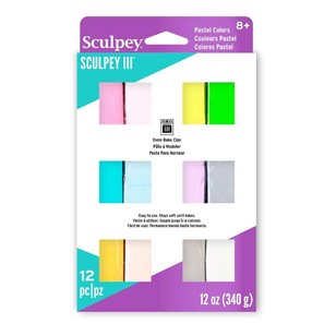 Sculpey III Multipack Oven Bake Clay Pastel 1 oz