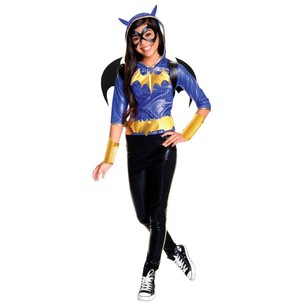 DC Comics Super Girls Batgirl Costume Multicoloured 6 - 8 Years