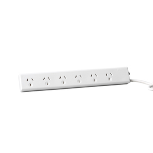 HPM R105/6 Outlet Power Board White