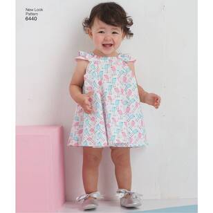 New Look Pattern 6440 Babies' Romper & Sundress with Panties